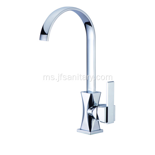 Kualiti Faucet Brass Kitchen Sink Mixer Ketik Swivel